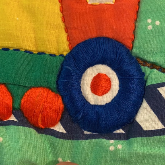 Vtg Baby Blanket Circa 1979 “Rainbow” - Picture 6 of 8